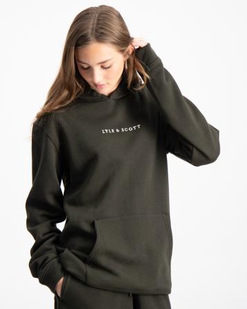 Lyle & Scott Logo Loose Fit BB Oth Hoodie Vihreä Hupparit/Hoodie Tytöt - Kids Brand Store