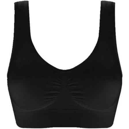 Sømløs sports-BH for kvinner, komfortabel, uten spiler, trenings-yoga-BH, sove-BH for jenter, ultratynn full cup crop topper shapewear stretch-BH