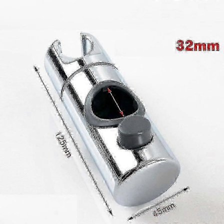 Vægmonteret bruseholder til udskiftelig håndbrusehoved