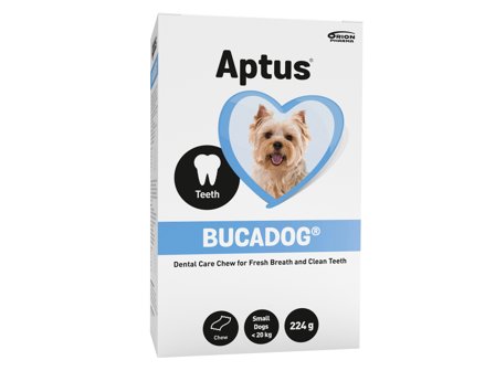 Aptus Bucadog tyggelapper, Små hunder, 224 g