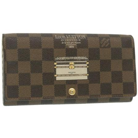Louis Vuitton Vintage, Pre-owned Canvas Wallet Bruin, Dames, Maat:ONE Size