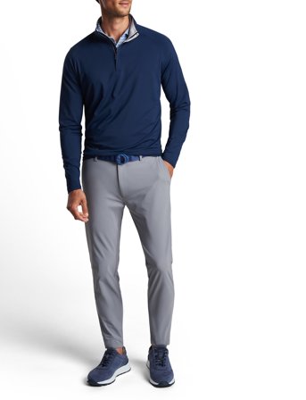 Peter Millar Stealth Performance Quarter-Zp - Navy - L