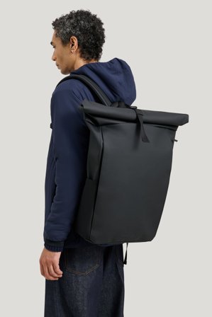 Tretorn Rollpack — Waterproof Bag Men/Women — Black | Outerwear, Wellies, Jackets & Rainwear for Women, Men & Children