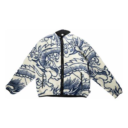 Stüssy Light Jacka vit, Herr, Herr, Storlek: M