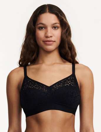CHANTELLE Norah Wirefree Support Bra - Black - F x 75
