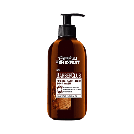 L'Oréal Paris Men Expert Barber Club Rinse Off Face Cleansing Ansikte Herr Blå ONESIZE