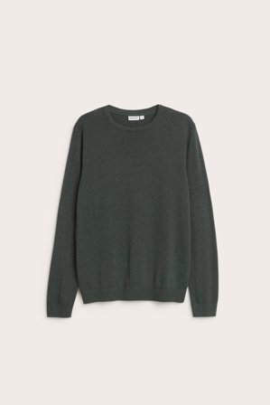 Kappahl | Finstickad tröja | Mörkgrön