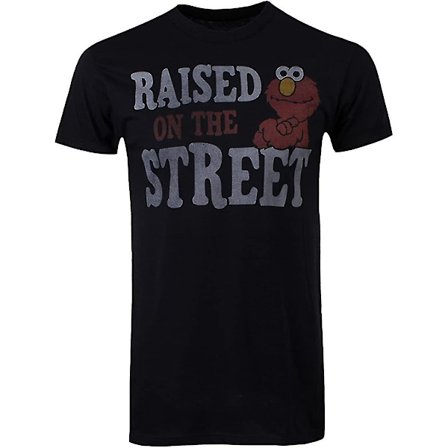 Sesame Street Elmo Raised T-shirt Sheer Xx-large