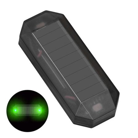 Bil Solar LED-ljus Mini Varningsljus Baklykta för motorcykel elfordonscykel