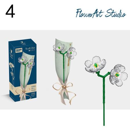Rakennuspalikat Flower Simulation Flowers 4 4