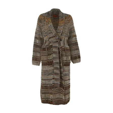 Missoni - Ullkappor - Brun - Dam - Storlek: M, Dam, Storlek: M