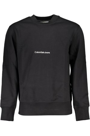 Calvin Klein Felpa Senza Zip Uomo Nero