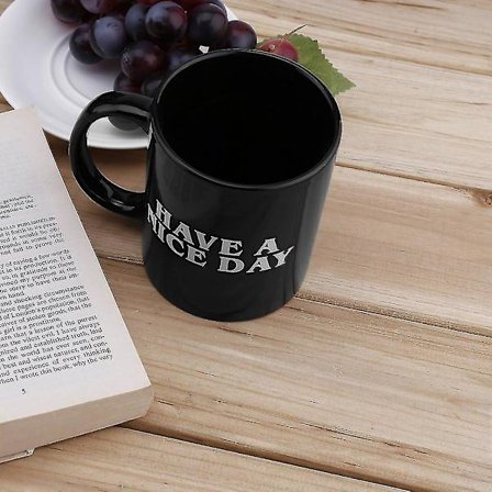 Personlighed Have A Nice Day Knapkop Kaffe Mælk Te Kopper