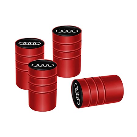 4 kpl 3D-metallisia rengasventtiilien korkkeja auton renkaan ilmaventtiilien suojus Audi Sline A3 A1 A4 B8 B7 A6 C7 A5 A7 A8 B9 B6 C6 Q2 Q3 Q5 Q7 Q8 
