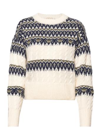 Fair Isle Knitted Cable Pullover Patterned Scotch & Soda