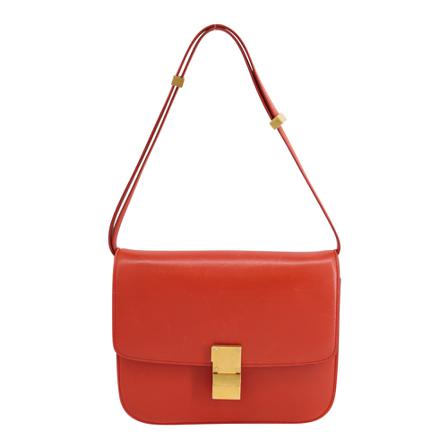 Celine Vintage, Pre-owned Handbags Rood, Dames, Maat:ONE Size,leer