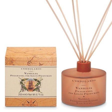 L'Erbolario Fragranza Per Legni Profumati Vaniglia 200ml