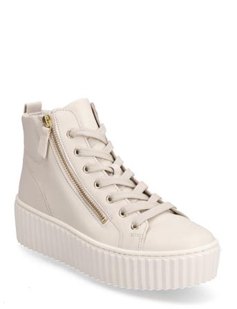 Sneaker Ankle Boot Høye Sneakers Hvit Gabor