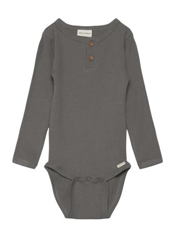 Body Ls Rib Minymo Grey