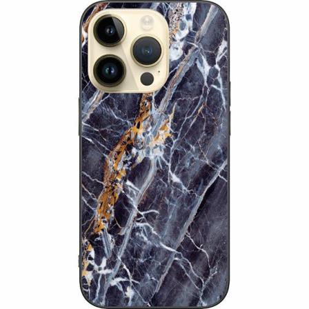 Apple Iphone 14 Pro Svart Skal Marmor