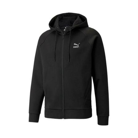 Puma Classics Tech FZ Sweatshirt Sort, Herre Trøjer