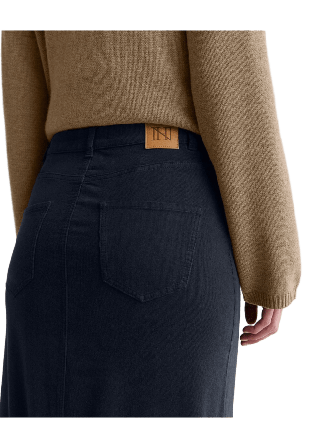 Newhouse Kjol Minicord Elma Kjolar Dam Blå 36