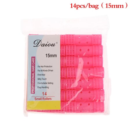 6 kpl/setti Kampaamo Kotikäyttö DIY Höyry Magic Hiusrulla Itseliimautuva Kiharrin Rullat Kiharrin 6 Koko