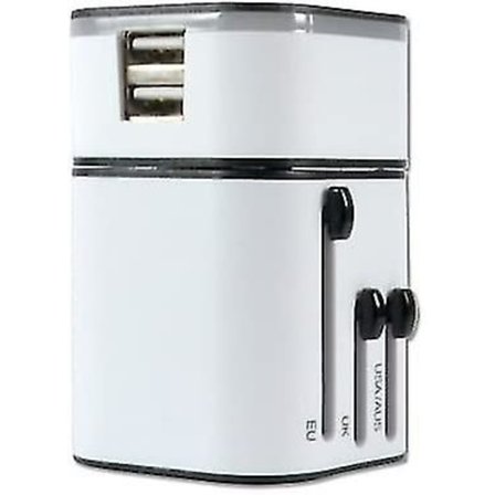 5V 3.2 A Strømadapter til Mp3/digitalkamera/mobiltelefon/GPS/højttaler Hvid