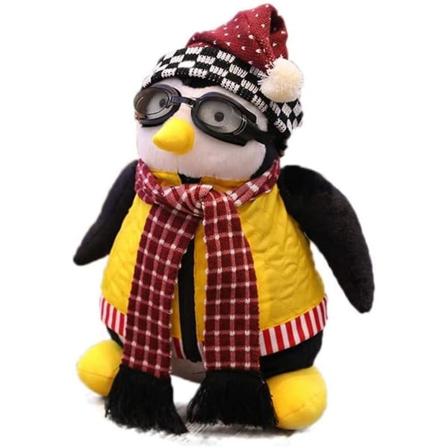 Pingvin Hugsy plysjleketøy venner Joeys venn Hugsy klemmer plysjdukke Rachel Soft (FMYED)