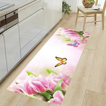 Kök Golvmatta Hem Entré Dörrmatta Lyx Dekoration Matta för Vardagsrum Anti-Slip Badrum Matta Hallway Långa Mattor
