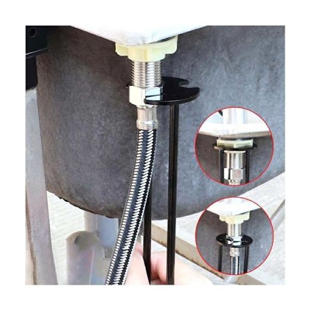 Køkken Reparation VVS Værktøj Vask Hane Nøgle VVS Rør Fire-klo Nøgle Badeværelse Nøgle Værktøj Se