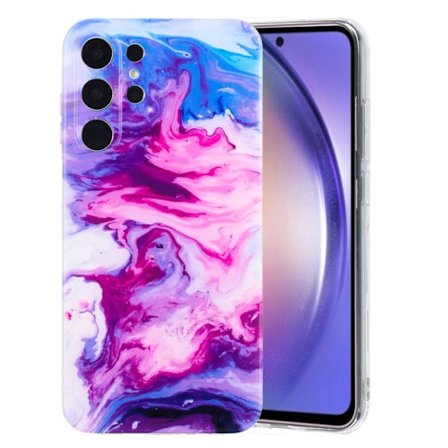 Mobilskal till Samsung Galaxy S26 Ultra Marmor Mönster TPU - Rosaröd