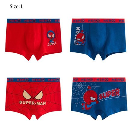 4st Spiderman barnkalsonger Marvel Anime kalsonger L