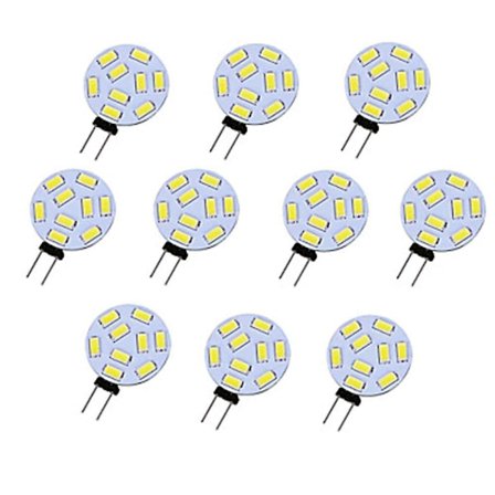 10 kpl 2 W LED Bi-pin -valot 300 lm G4 T 9 LED-helmiä SMD 5730