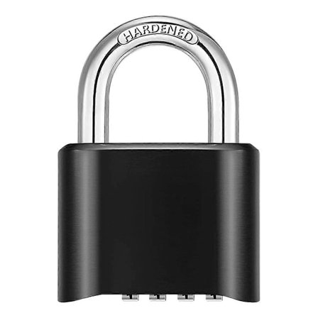 4-cifret kombinationslås udendørs hængelås vandtæt kombinationslås