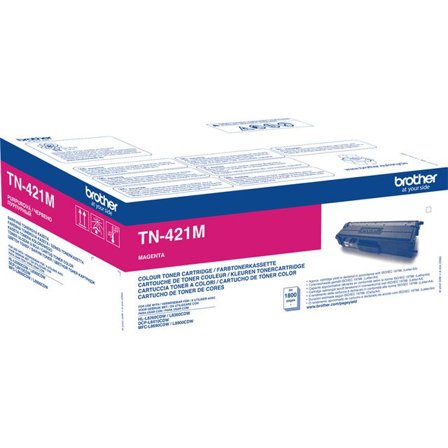BROTHER Toner, 421M, magenta, singelförpackning, TN421M - Lyreco - Toner och bläck - Tonerkassetter - Toner Brother