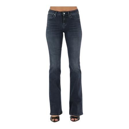 Don The Fuller, Flared Jeans Zwart, Dames, Maat:W25
