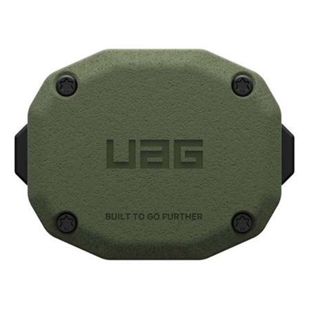 AirTagin suojakuori - UAG - Essential Armor - Oliivinvihreä - Kestävä suojaus - Turvallinen suljenta