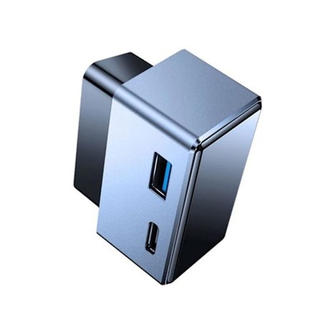 Portförlängare för Tesla Model 3 Y 21-23 USB Typ-C Dubbla Huvuden - Adapter Splitter