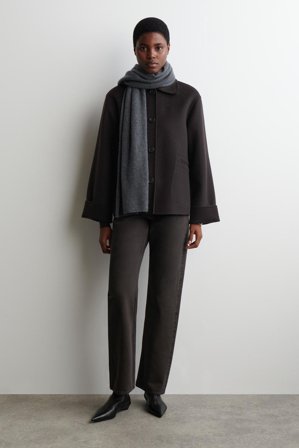 COS Men's Sciarpa In Cashmere in Grigio