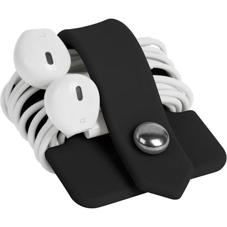 Høretelefon Etui Ledningsorganisator Ørepropholder Høretelefon Etui Vikler Headset Holder Ledningsholder Kabelorganisator