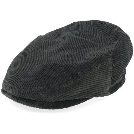 Lierys - Driver Cap Corduroy Dark Green Flatcap Flatcap Green Cap - @ Hatstore