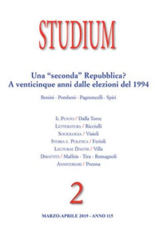 Studium (2019). Vol. 2: Una «seconda» Repubblica? A venticinque anni dalle elezioni del 1994 AA.VV. Artisti Vari