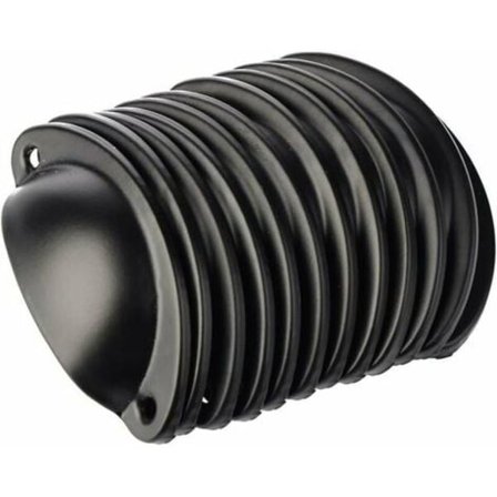 12 stk Vintage Skall Knapper for Kjøkken Skap Skuffer, Buet Jern Vintage Skap Dør Knapper 8.2cm x 3.5cm Svart