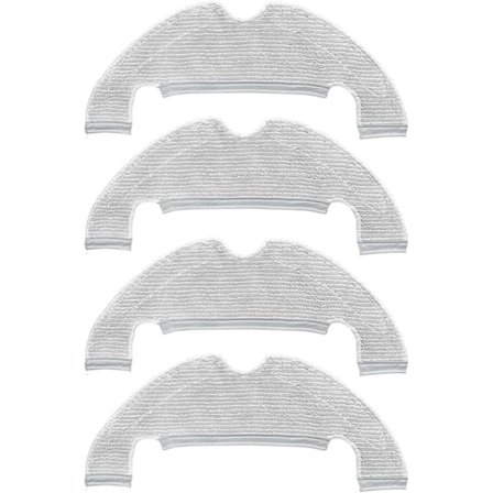 4 stk erstatningsrengjøringskluter for Dreame D10 Plus / Z10 Pro / L10 Plus Ro