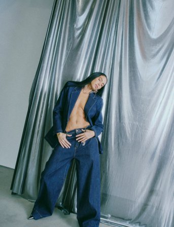 Copenhagen Muse Cmjean-Wide-Pants - Navy - M