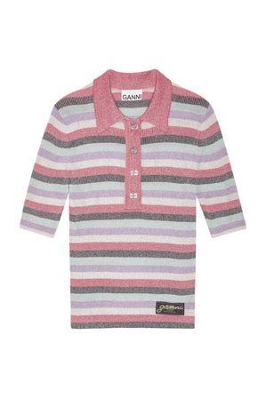 Light Sparkle Rib Polo Multicolour M