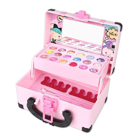 1 sæt børns sminke sæt til piger Sikker kosmetik legetøjssæt