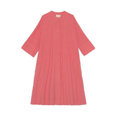 Moshi Moshi Mind Lively Shirtdress Big Wave , Roze , Dames , Maat: S