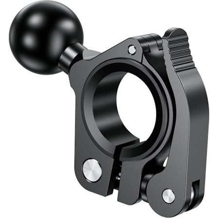 Aluminiumlegering 1'' kulefeste, passer til styrer med diameter 0,5'' til 1,26'', verktøyfri installasjon av styrekulefeste, kompatibel med RAM-fester